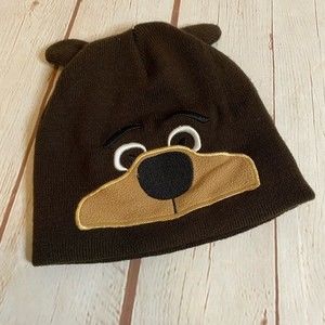 Knit Yogi Bear Movie Toddler-Sized Winter Beanie/Hat